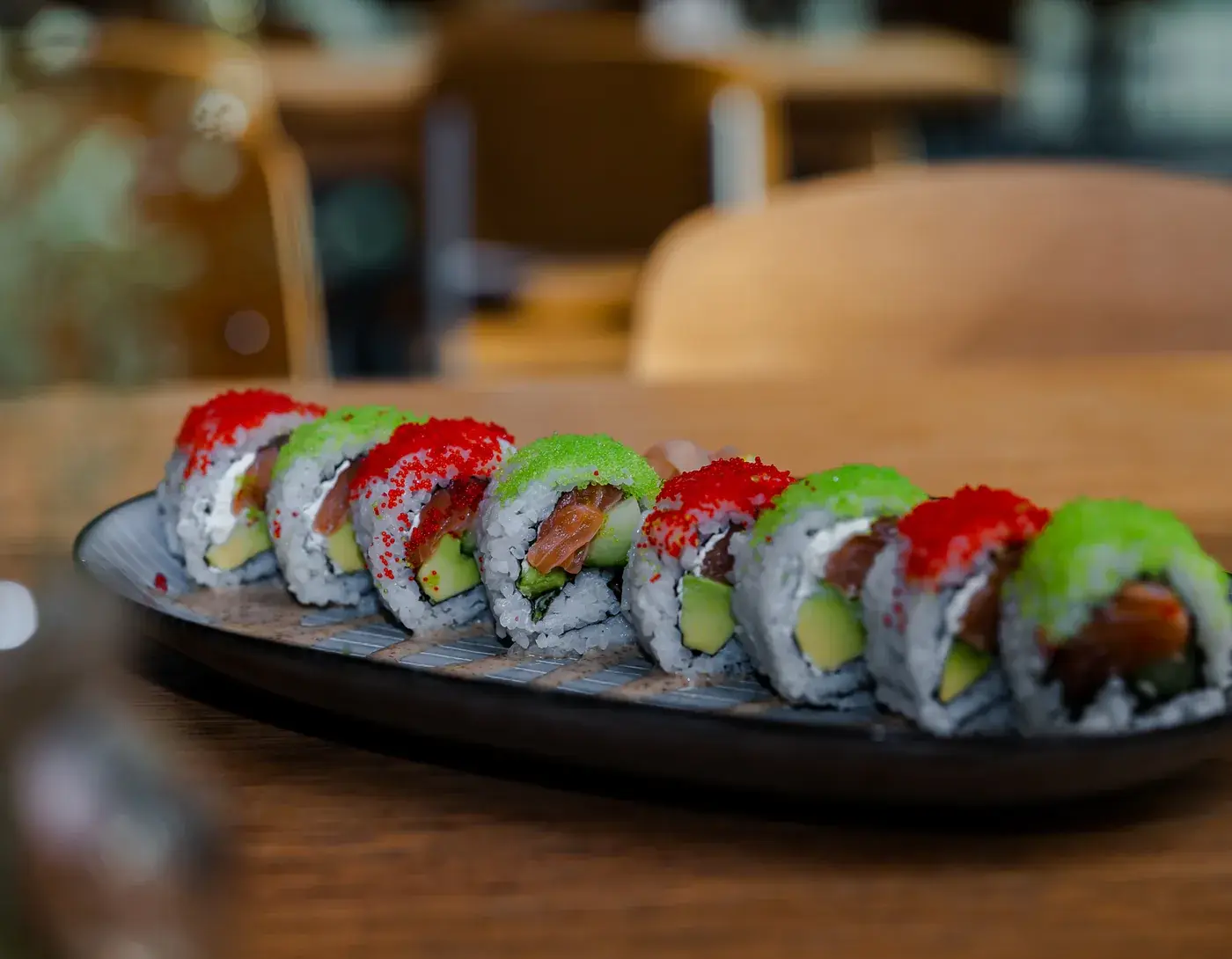Sushi-Auswahl im go DC Tower