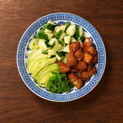 Poké Bowl Crispy Chicken